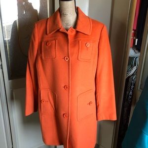 Beautiful Orange Peacoat